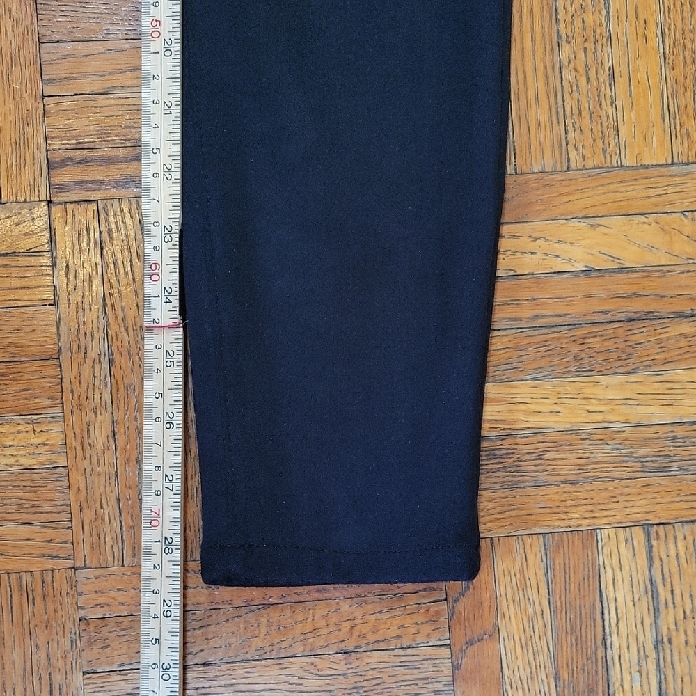 Level 99 Black Velveteen Skinny Pants Size 27 Stretch - Picture 7 of 10